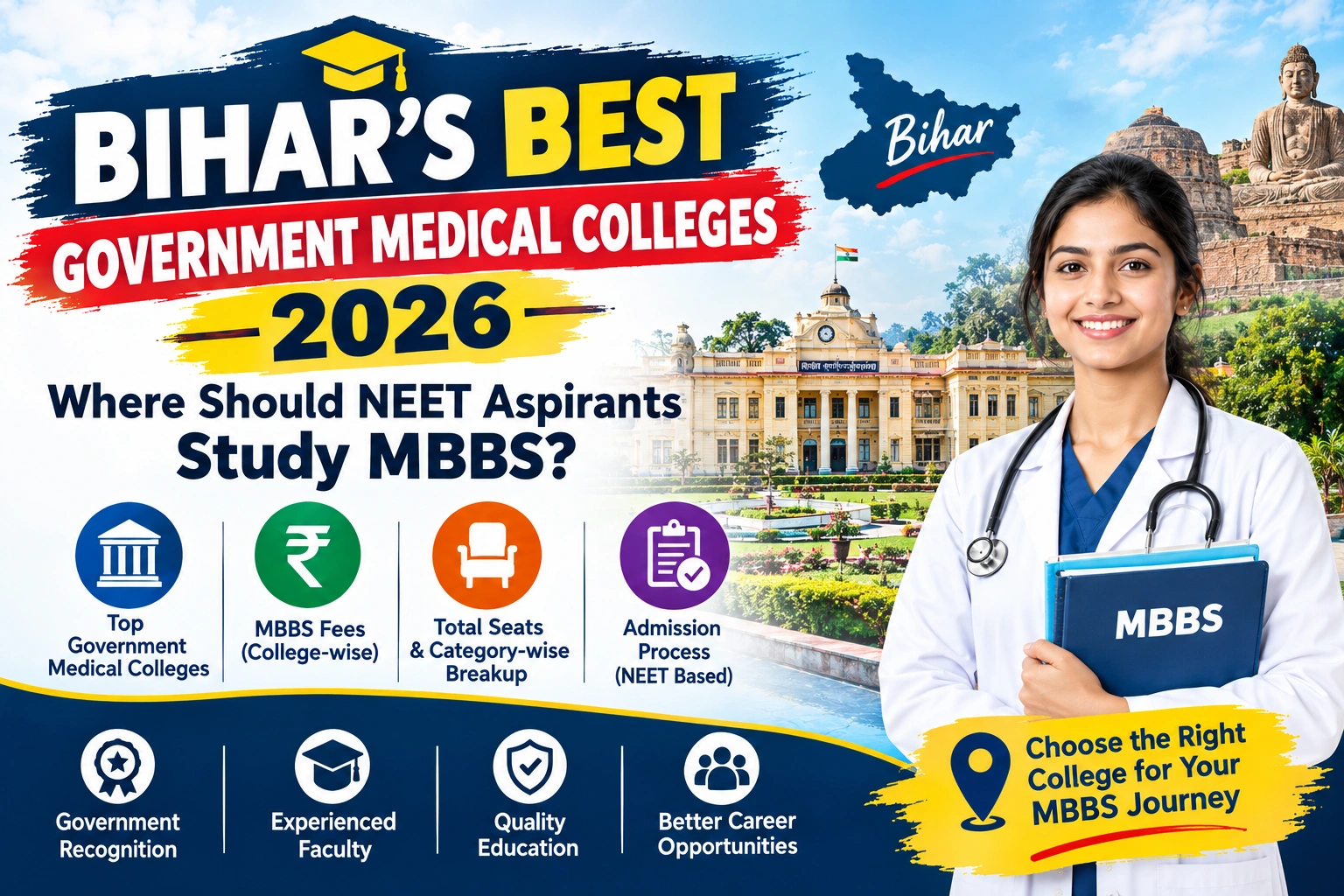 Bihar’s Best Government Medical Colleges 2026: Where Should NEET Aspirants Study MBBS?